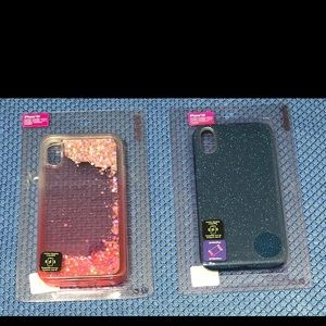 Claire’s 2 iPhone XR Case pink/blue.